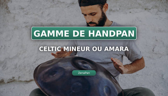 المجموعة القاصر السلتية أو Amara على Handpan