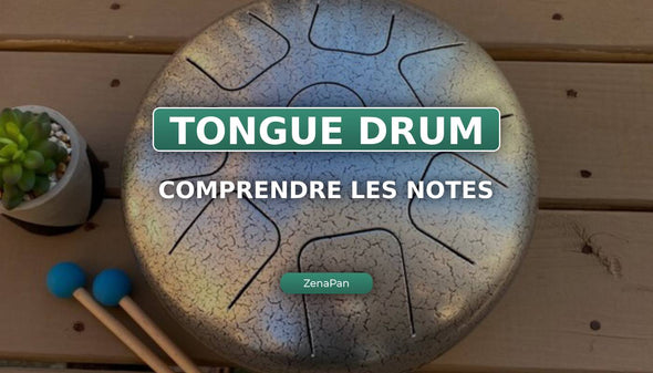 ما هي النوتات على tongue drum ؟